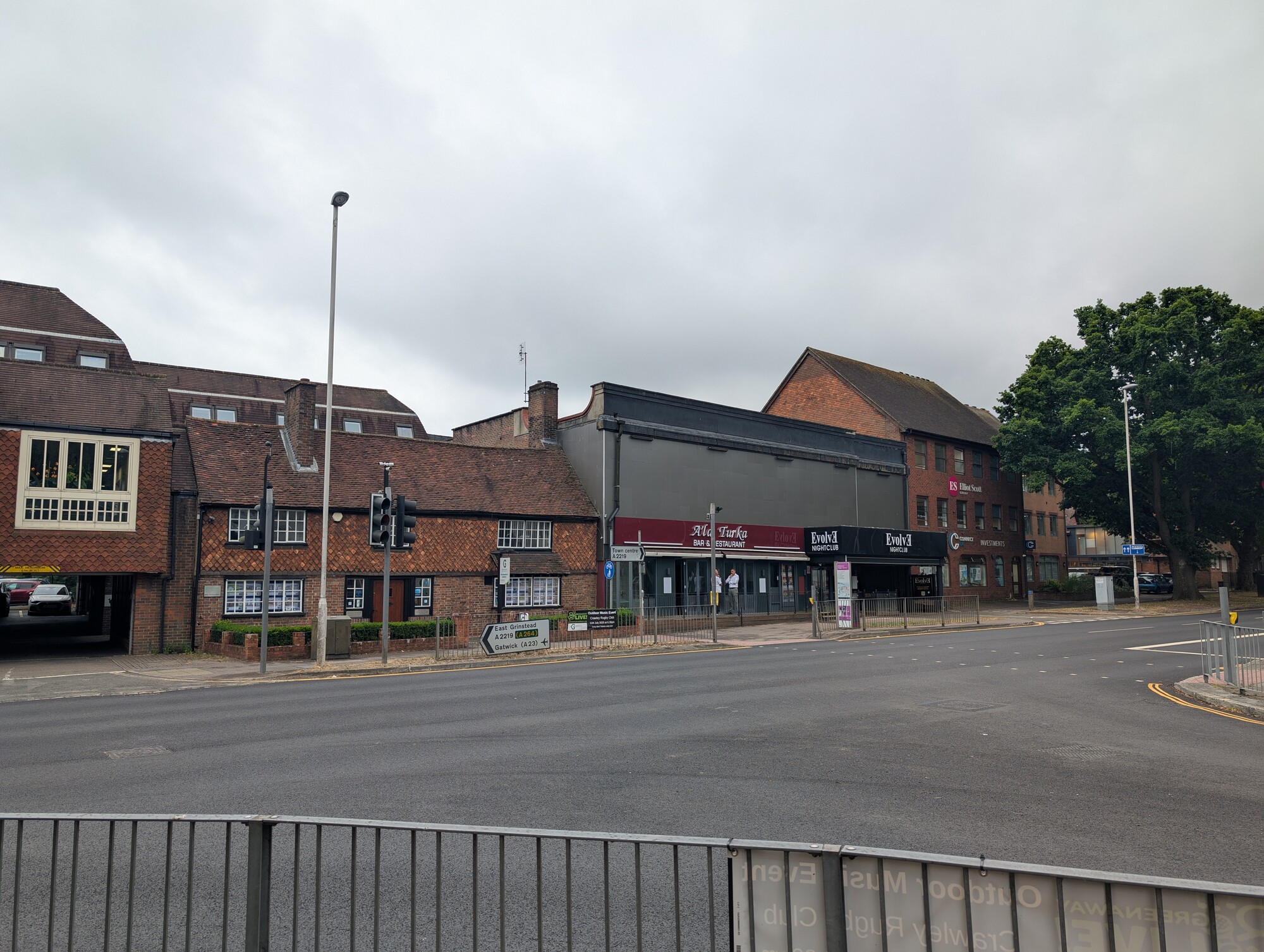 Existing high street